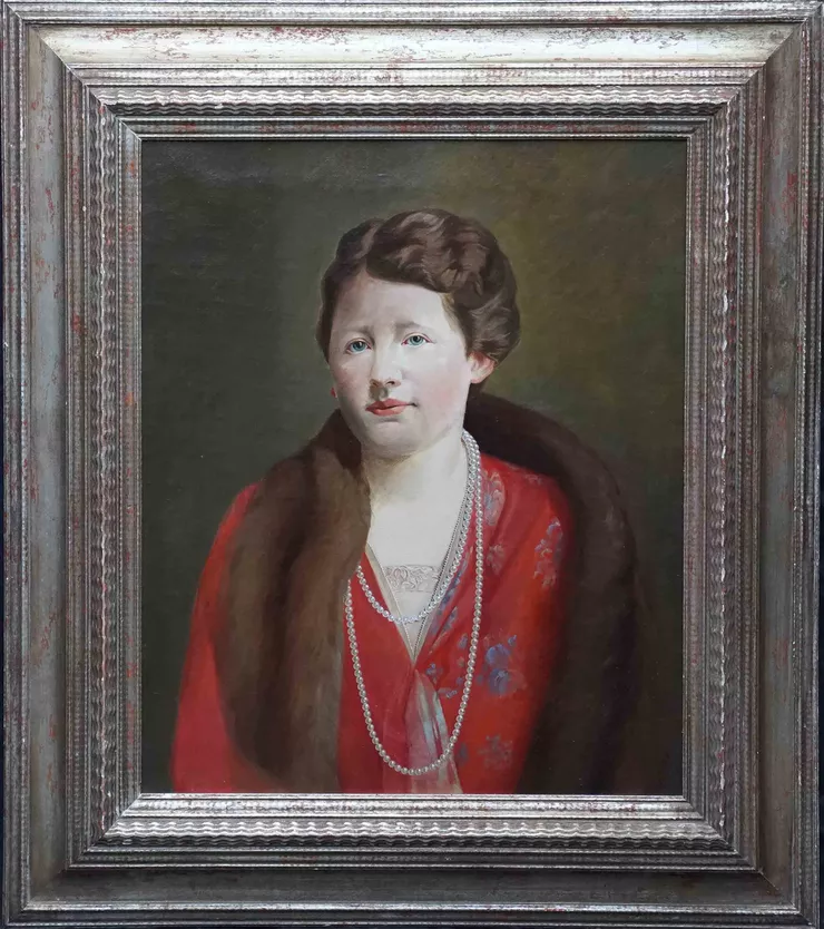 British portrait by James Robert Granville Exley at Richard Taylor Fine Art