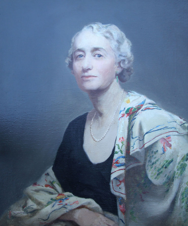 Portrait of Mrs Willis by Alice Mary Burton Richard Taylor Fine Art