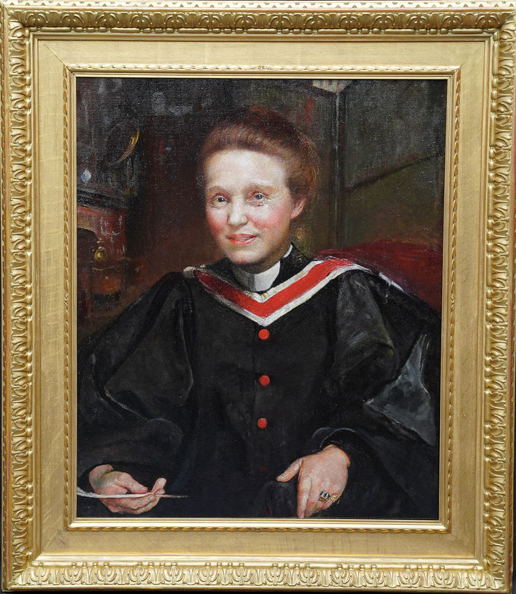 British Portrait of Millicent Fawcett by Annie Swynnerton at Richard Taylor Fine Art