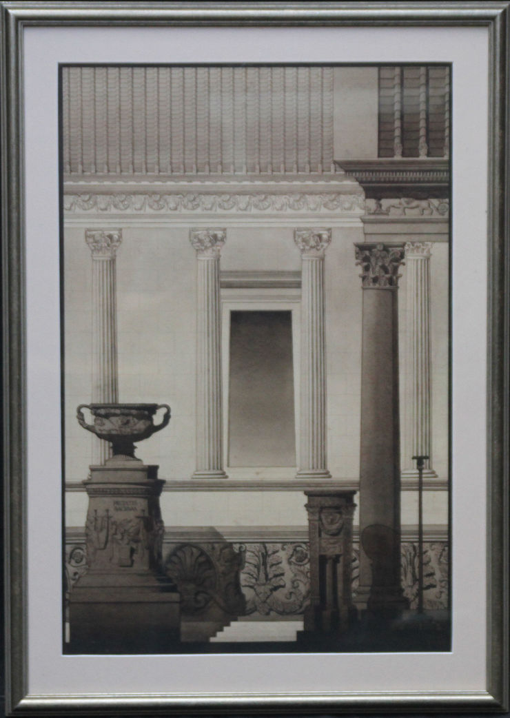 architectural drawing -  19th century  - richard taylor fine art