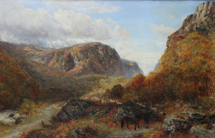 Welsh Landscape by Charles Thomas Burt Richard Taylor Fine Art