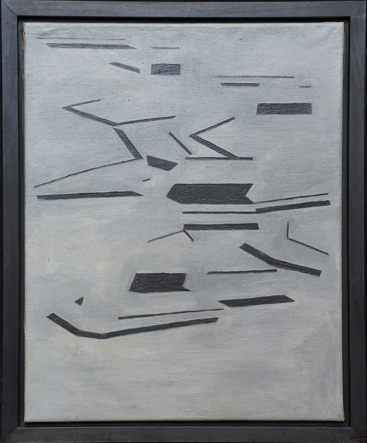 British Conceptual Abstract by Penelope Ellis at Richard Taylor Fine Art
