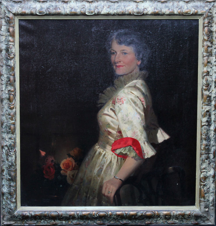 frank oldham - the artists wife - richard taylor fine art