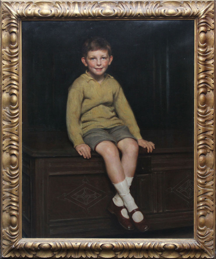 Portrait of a Boy by Frank Percy Wild at  Richard Taylor Fine Art