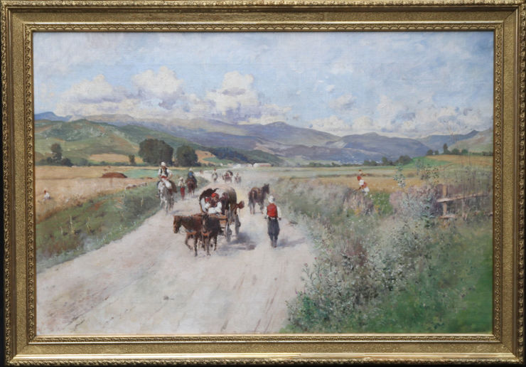 Italian Landscape by Franz Leo Ruben at Richard Taylor Fine Art