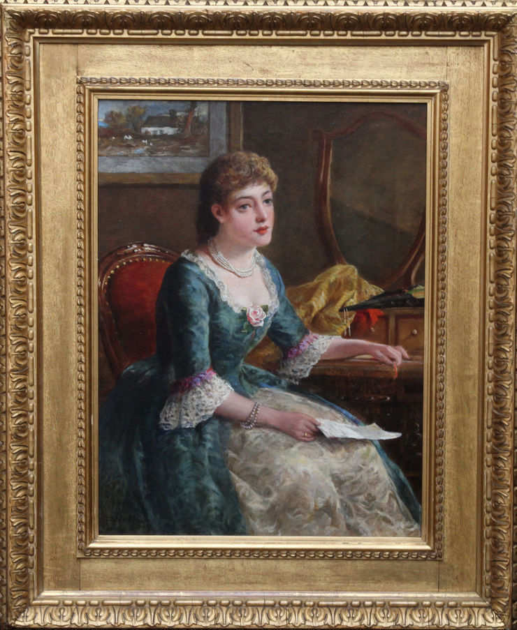 George Wells -  British Victorian Genre Portrait - Richard Taylor Fine Art