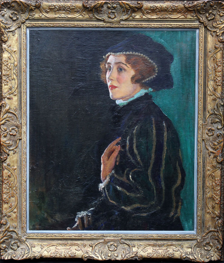 Cecily Byrne as Mary Stewart by George Carr Drinkwater at Richard Taylor Fine Art