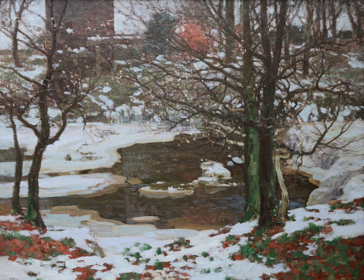 george houston - scottish winter landscape - richard taylor fine art (1)