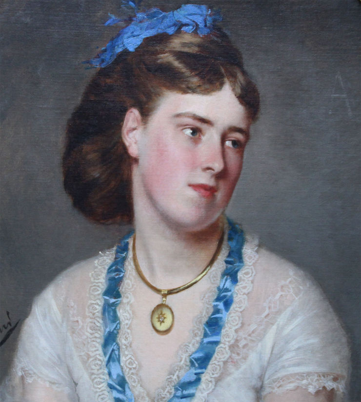 Victorian Portrait of Louisa Chambres by Giovanni Boldini Richard Taylor Fine Art