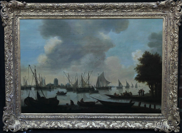 Dutch Old Master marine oil painting by Hendrik de Meyer at Richard Taylor Fine Art