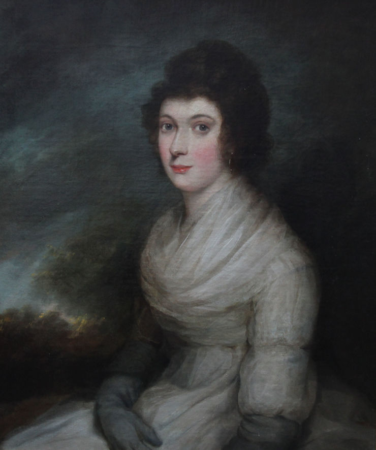 Portrait of a Lady by Henri Pierre Danloux Richard Taylor Fine Art