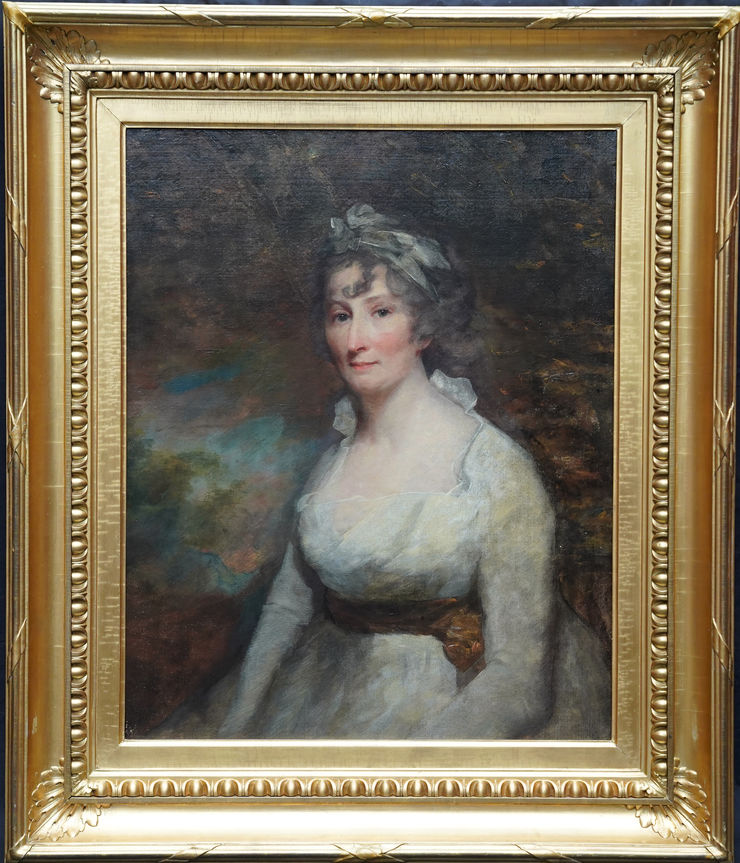 British Female Portrait by Henry Raeburn circle at Richard Taylor Fine Art