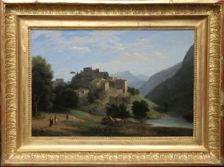 Italian Neo Classical Landscape by Jean Victor Bertin at Richard Taylor Fine Art