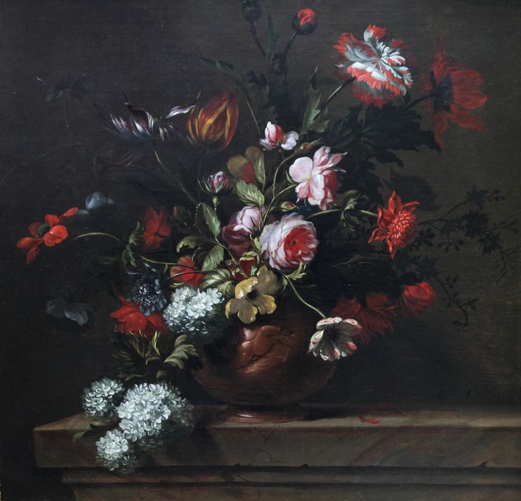 Jean Belin de Fontenay - Floral arrangement - Richard Taylor Fine Art