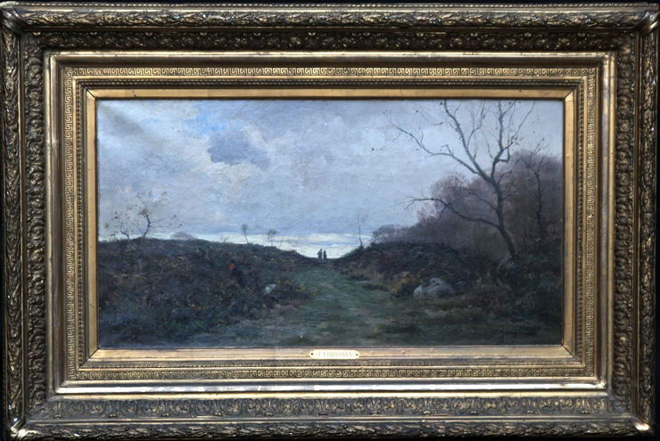 French 19thC Barbizon Landscape by Jean Chiffony Richard Taylor Fine Art
