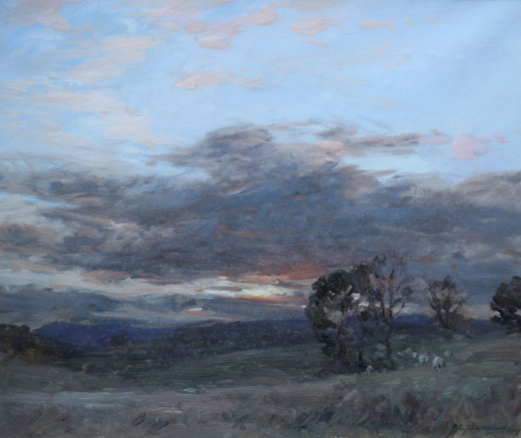 john campbell mitchell - aberfoyle - scottish impressionist richard taylor fine art