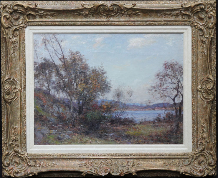Scottish Impressionist Loch Landscape by John Henderson at Richard Taylor Fine Art
