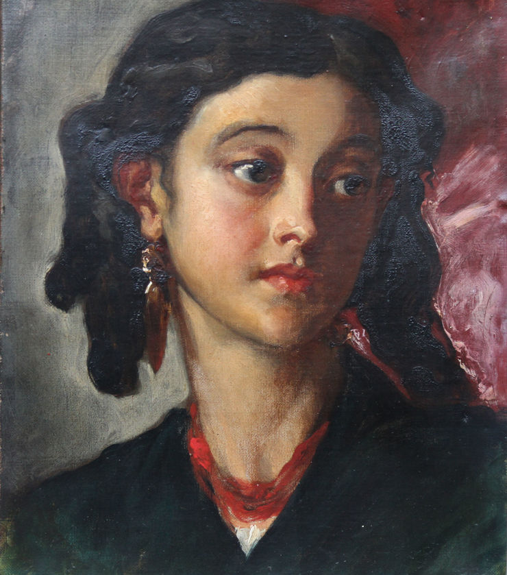 Victorian Spanish Lady by John Phillip Richard Taylor Fine Art