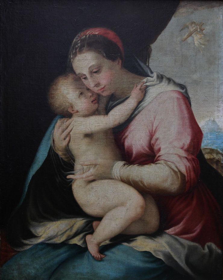 Old Master  - Madonna and Child - Richard Taylor Fine Art 