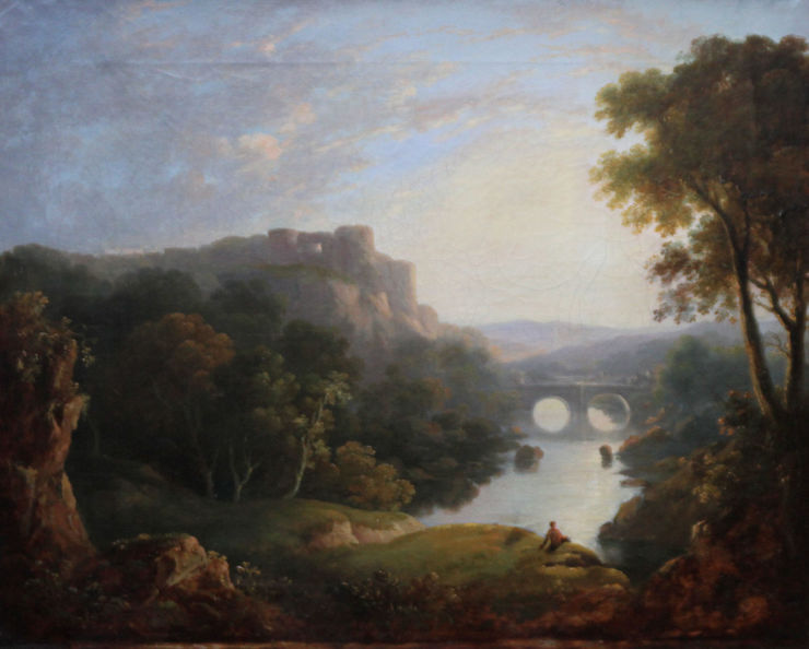 Capriccio Landscape by Scottish Old Master Alexander Nasmyth Richard Taylor Fine Art
