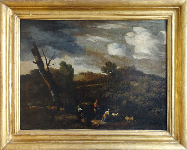 Arcadian Landscape by French Old Master Gaspard Dughet at Richard Taylor Fine Art