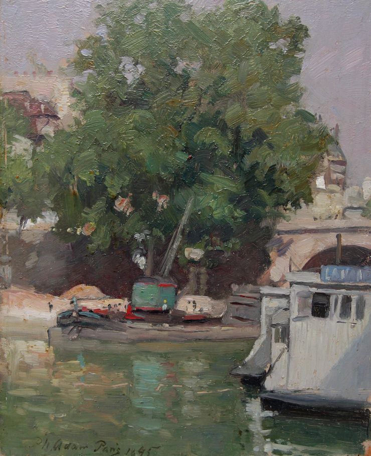 Patrick William Adam - The Seine, Paris 1895 - Richard Taylor Fine Art 