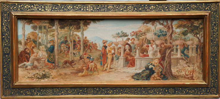 Riccardo Meacci Victotoan  Pre-Raphaelite  - Richard Taylor Fine Art