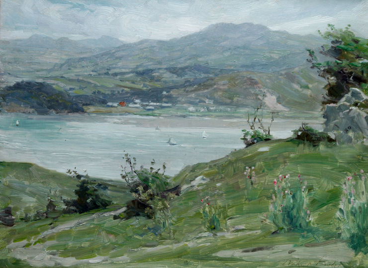 Snowden Wales Landscape by Victorian Robert Fowler Richard Taylor Fine Art