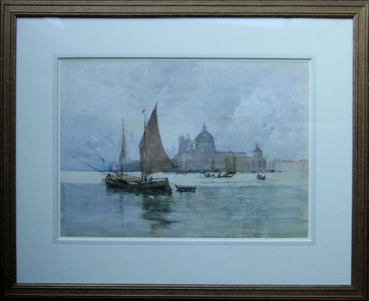 Venice Lagoon Scottish watercolour by Robert Weir Allan at Richard Taylor Fine Art
