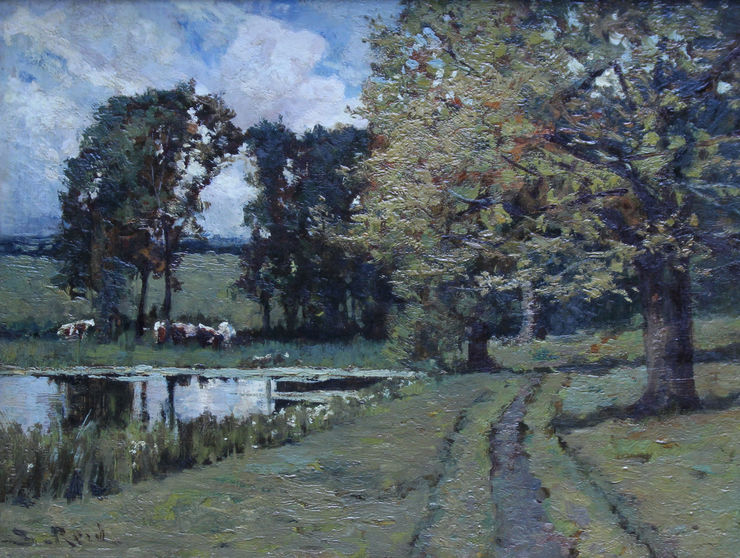 Scottish Impressionist Landscape by Samuel Reid Richard Taylor Fine Art