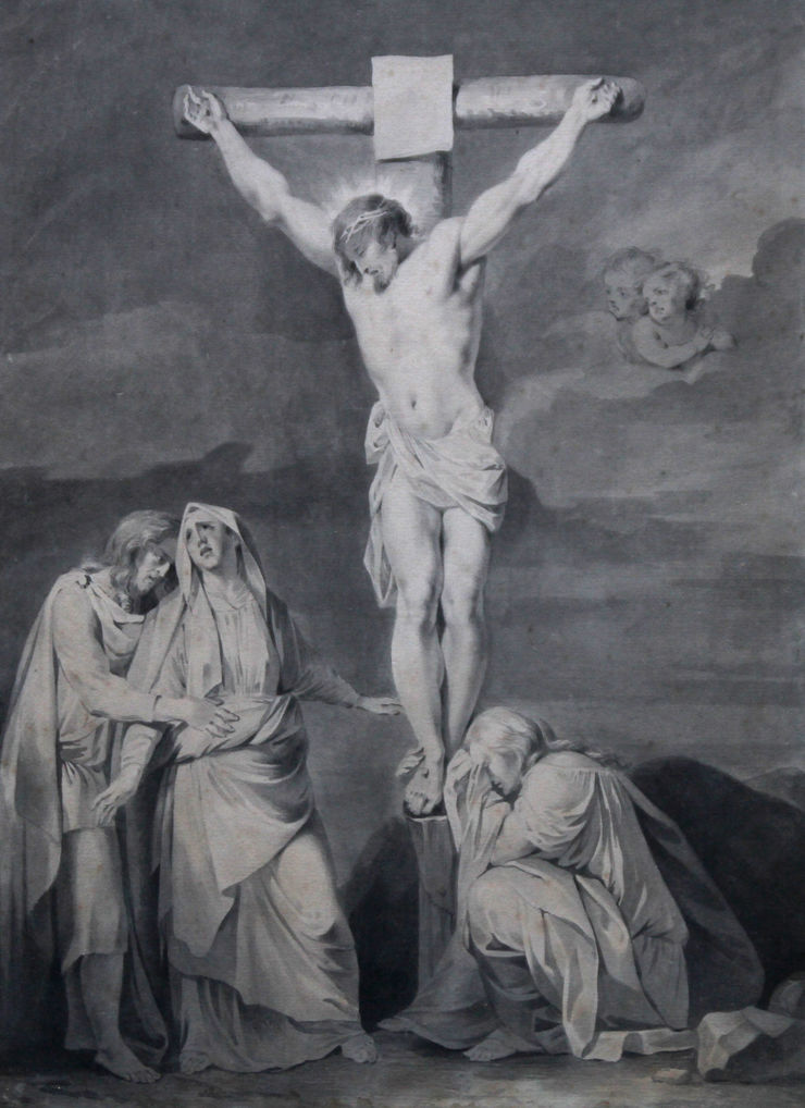 Dutch Old Master Religious Drawing by Sara Troost Richard Taylor Fine Art