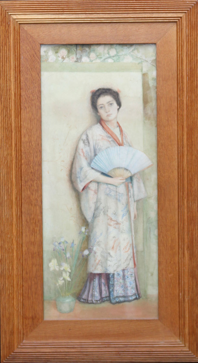 Scottish Aesthetic Movement Portrait by George Henry at Richard Taylor Fine Art