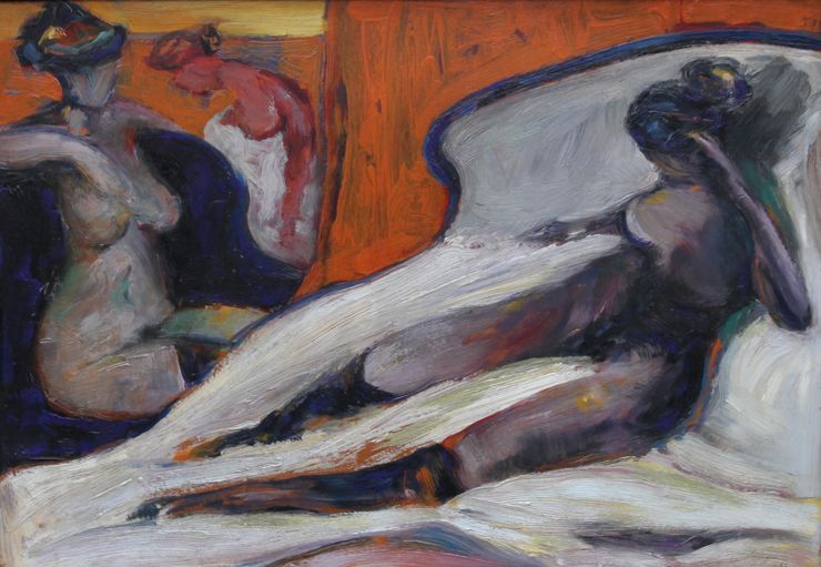 Female Nudes by Sir Robin Philipson at Richard Taylor Fine Art