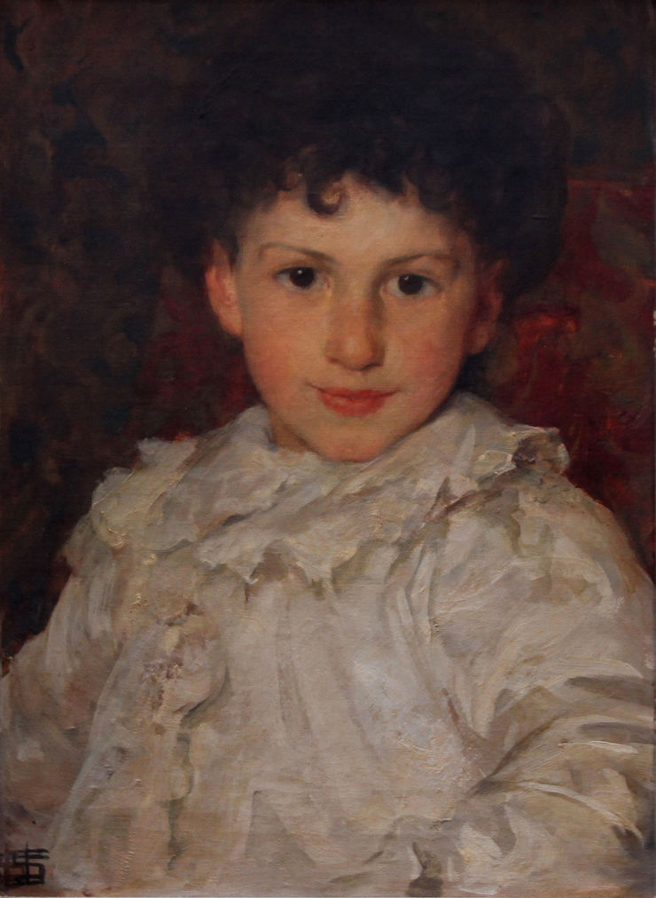solomon joseph solomon - british victorian portrait oil painting -richard taylor fine art