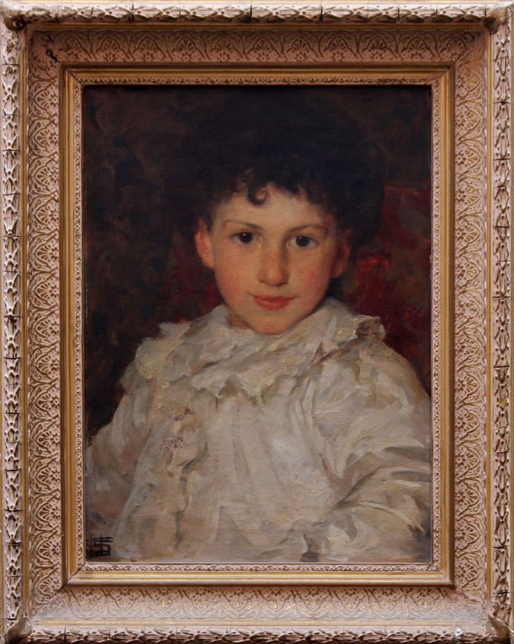 solomon joseph solomon - british victorian portrait richard taylor fine art -framed