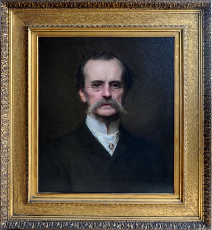 Thomas Francis Dicksee 1819-1895 - Self Portrait Artist - Richard Taylor Fine Art