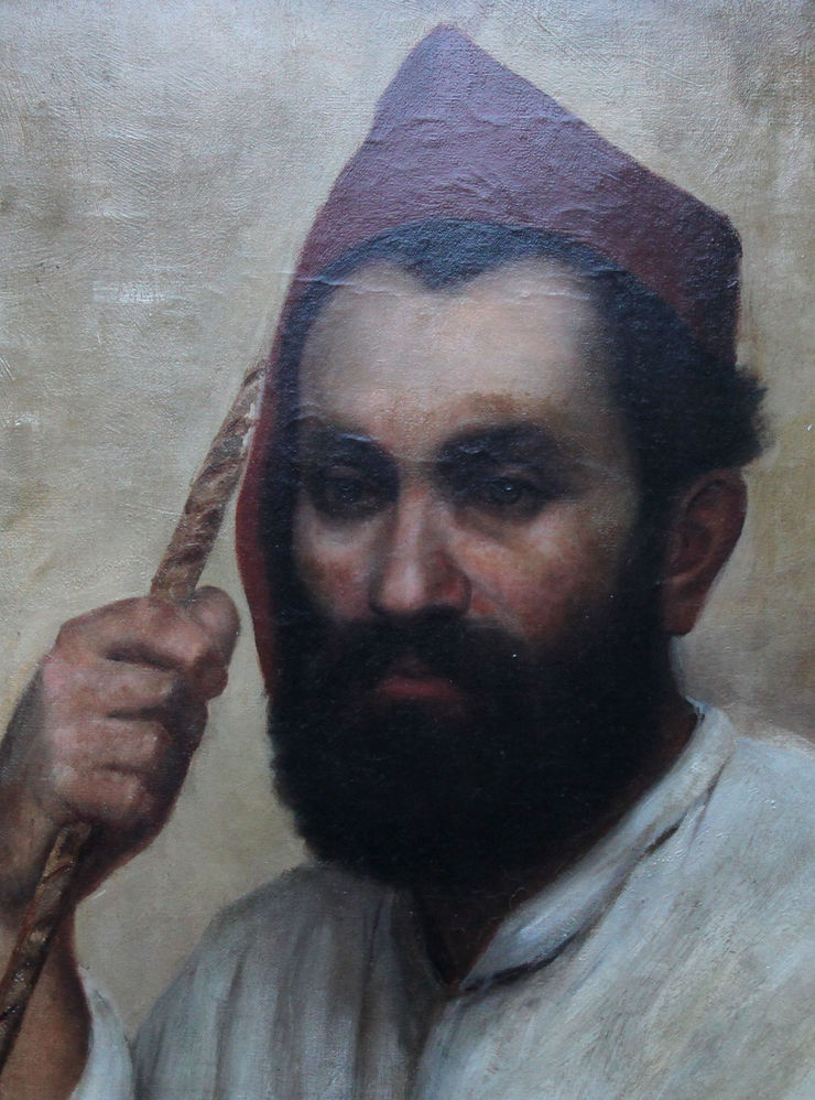 19th century Portrait of a Turkish Man Richard Taylor Fine Art