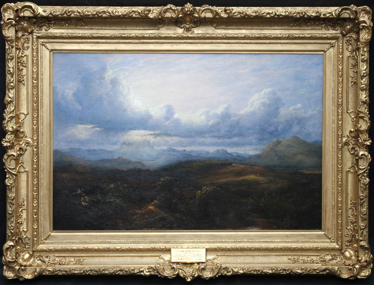 Scottish Landscape Stirling from the East by Waller Hugh Paton at Richard Taylor Fine Art