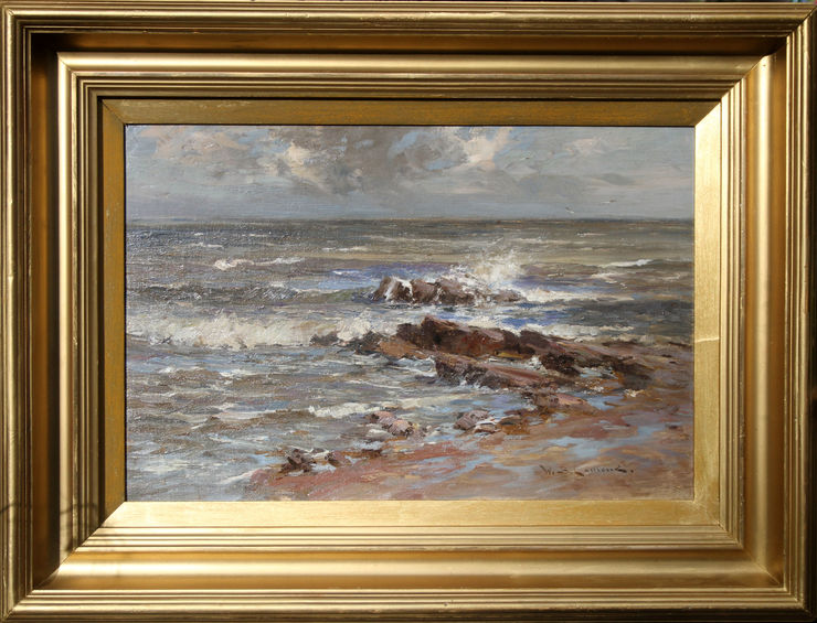 Seascape Scotland by William Bradley Lamond at Richard Taylor Fine Art