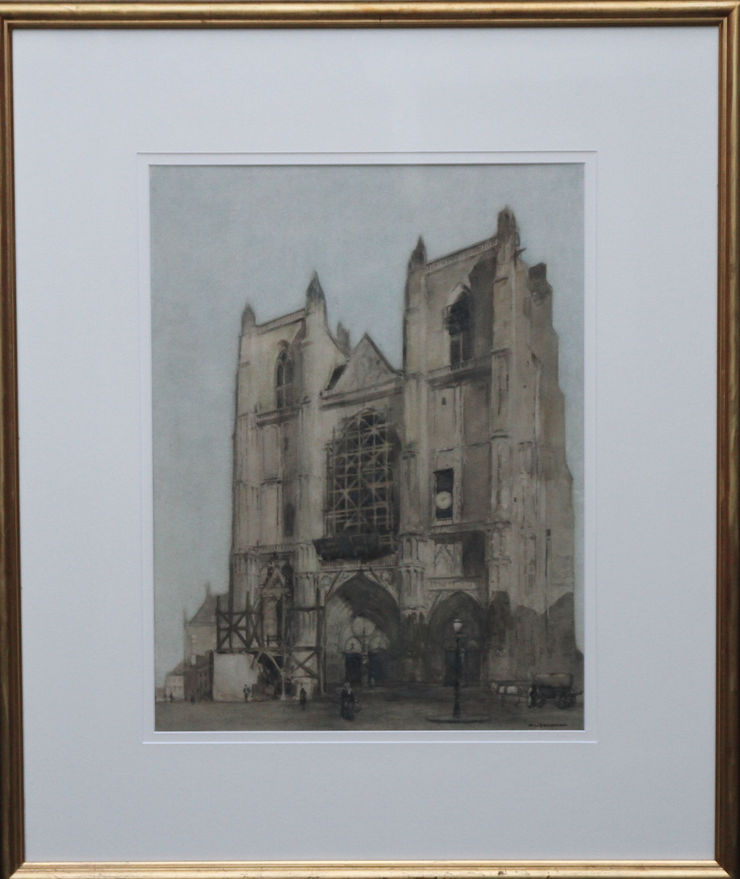Cathedral Watercolour by William Leendert available at Richard Taylor Fine Art