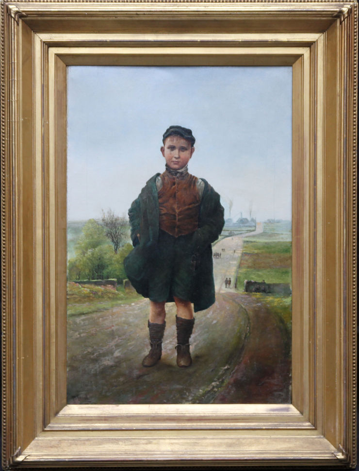 william connell -pit lad -richard taylor fine art -richard taylor fine art