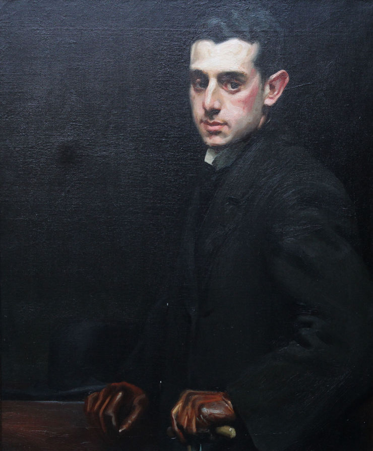 william nicholson (circle) portrait  - richard taylor fine art