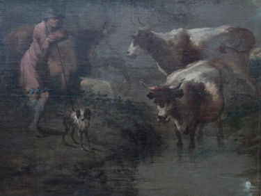 Drover with Cattle