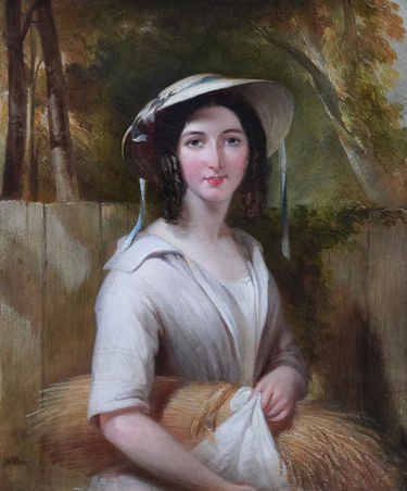 Forsaken Innocence - Portrait of a Lady with Harvest