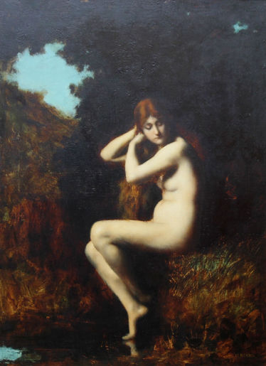 La Source - Nude in a Landscape