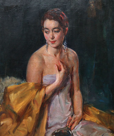 Portrait of Christine Bonnar, the Artist's Wife