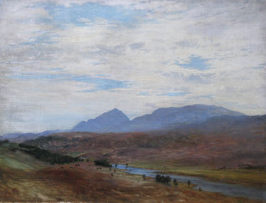 Victorian Scottish Highland Landscape