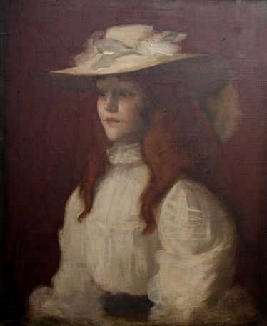 Girl in a Straw Hat 