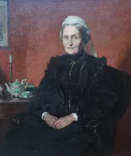 ../Scottish Edwardian Portrait of a Lady by Arthur Percy Dixon Richard Taylor Fine Art