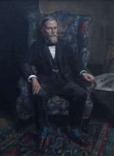 ../Portrait of Philip Joubert by Charles Cundall Richard Taylor Fine Art